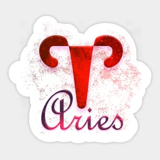 ARIES HOROSCOPE Sticker